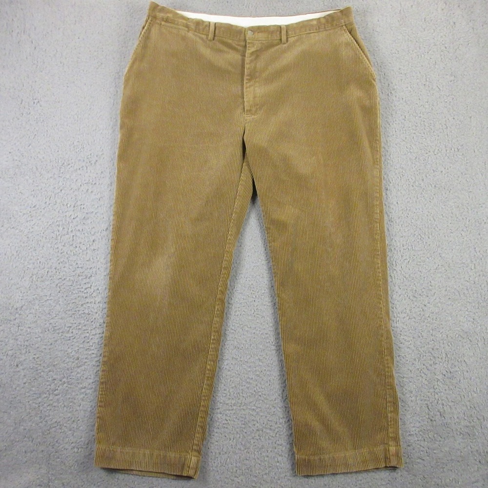 Polo Ralph Lauren Corduroy Pants Mens‎ 40x30 Straight Brown Vintage Trousers
